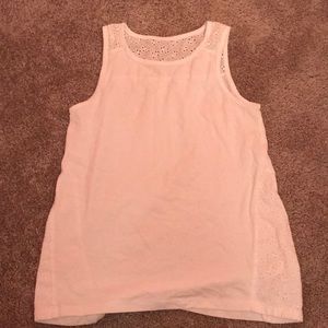 White Sleeveless Top Kids